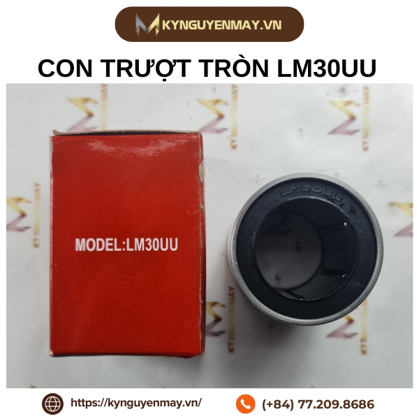 Thông tin con trượt tròn LM30UU (LM 30 UU)