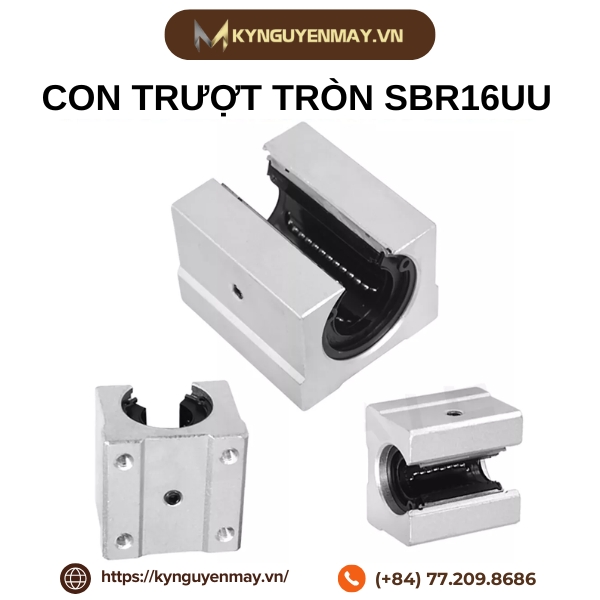 bạc đạn vòng bi trượt sbr16uu