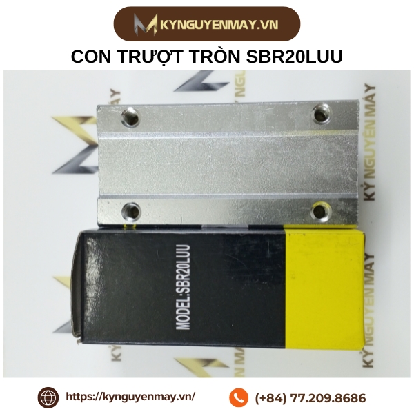 con trượt dài cho ray trượt có đế SBR20LUU