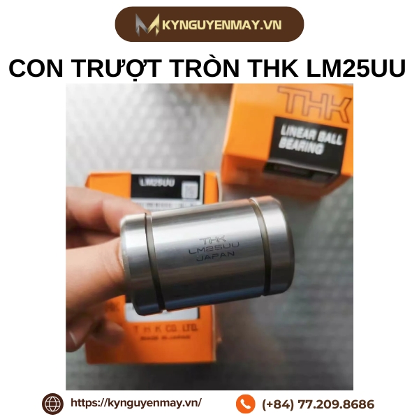 Thông tin con trượt tròn THK LM25UU (LM25UU THK)