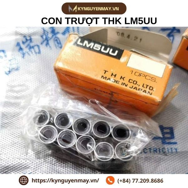 con trượt tròn THK LM5UU