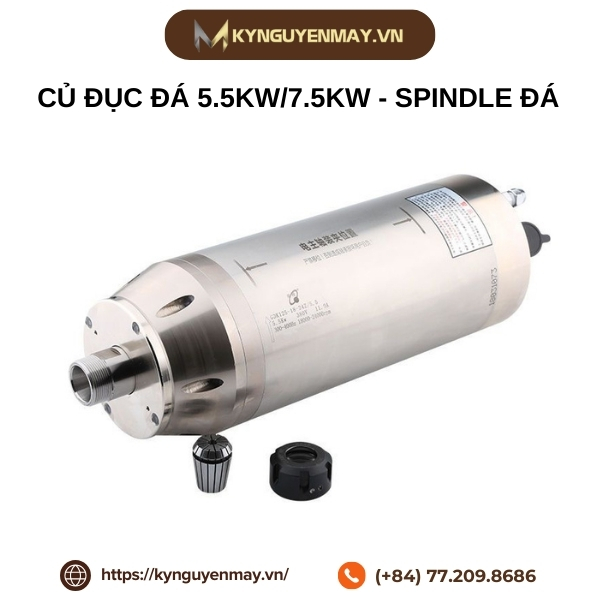 Củ đục đá CNC 5.5kw, 7.5kw
