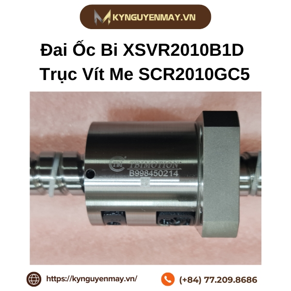 Giới thiệu đai ốc bi XSVR2010B1D - trục vít me SCR2010GC5