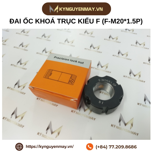 đai ốc khóa trục chính xác kiểu F (F-M20*1.5P)
