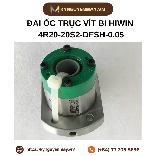 Đai Ốc Trục Vít Bi HIWIN 4R20-20S2-DFSH-0.05 Chính Hãng Cho Máy CNC
