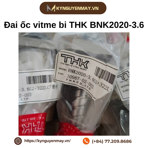 Đai ốc vitme bi THK BNK2020-3.6 là gì?