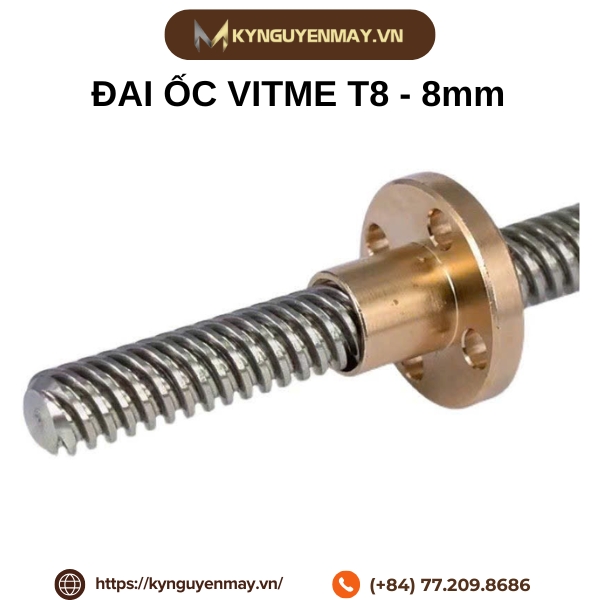 đai ốc vitme T8 8mm