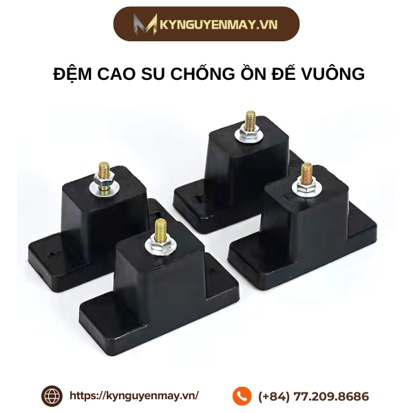 Đệm cao su chống ồn đế vuông