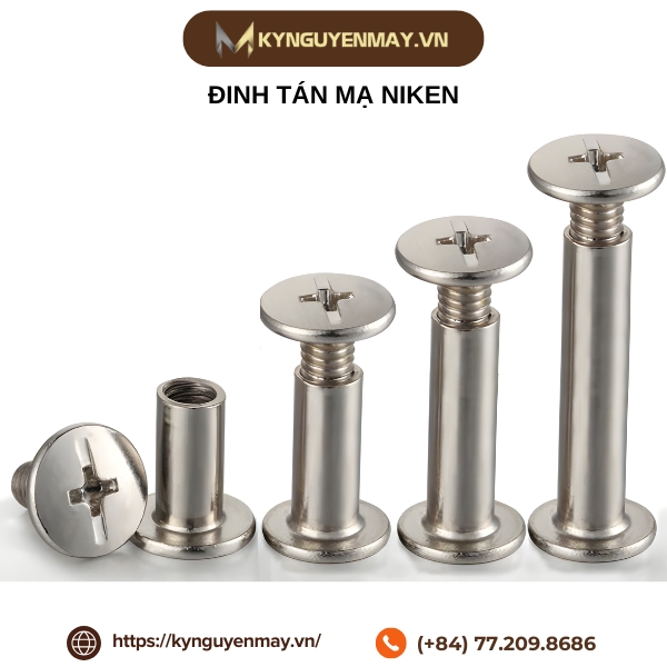 Đinh tán mạ niken