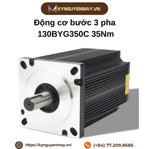 Động cơ bước 3 pha  130BYG350C 35Nm