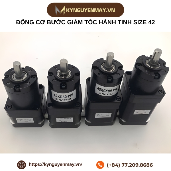 Động cơ bước giảm tốc hành tinh size 42