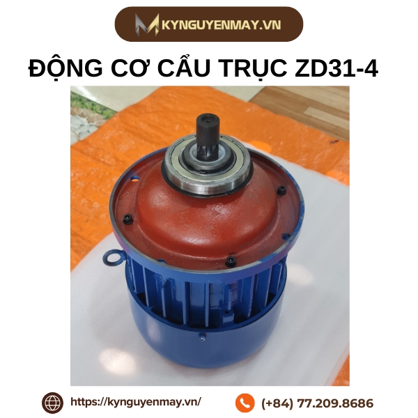Giới thiệu động cơ cẩu trục ZD31-4