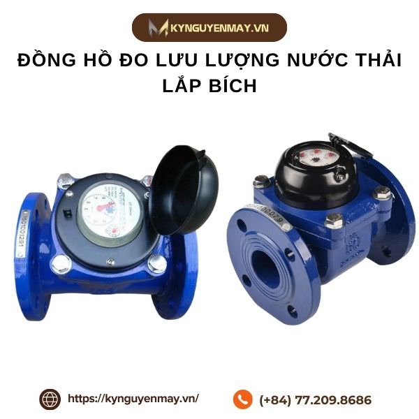 Đồng hồ đo lưu lượng nước thải lắp bích