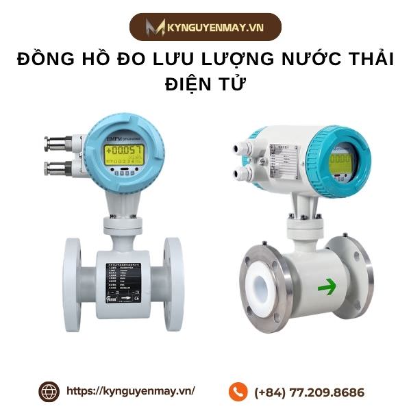 Đồng hồ đo lưu lượng nước thải điện tử