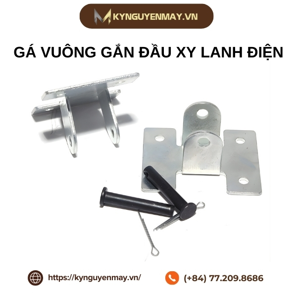 Gá vuông gắn đầu xy lanh điện
