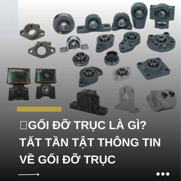 Gối đỡ trục là gì? Tất tần tật thông tin về gối đỡ trục