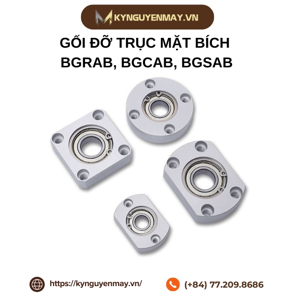 Gối đỡ trục mặt bích BGRAB, BGCAB, BGSAB