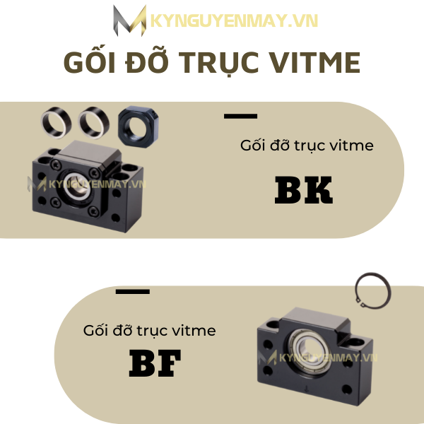 gối đỡ trục vitme