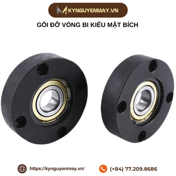 Gối đỡ vòng bi kiểu mặt bích