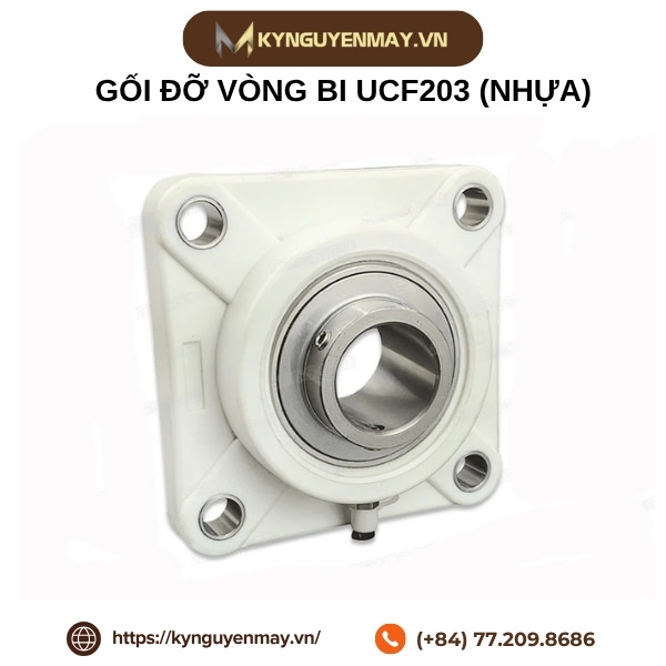 gối đỡ UCF203 nhựa