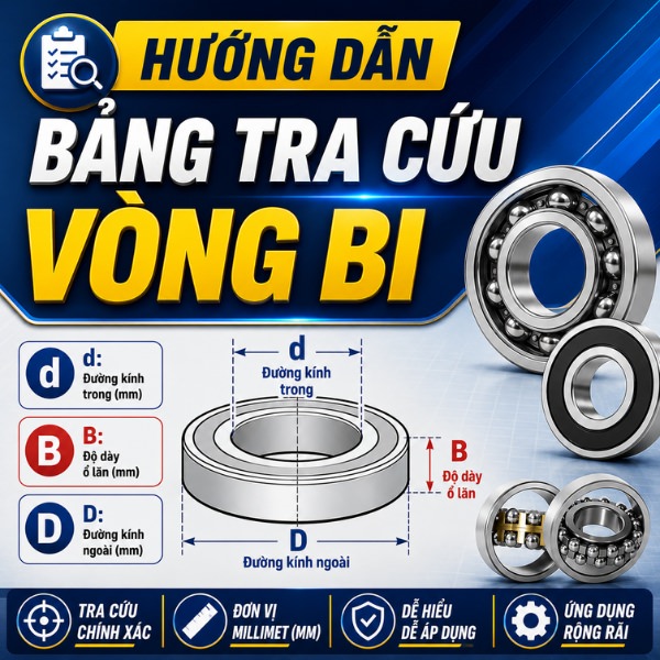 Hướng dẫn bảng tra cứu vòng bi&nbsp;