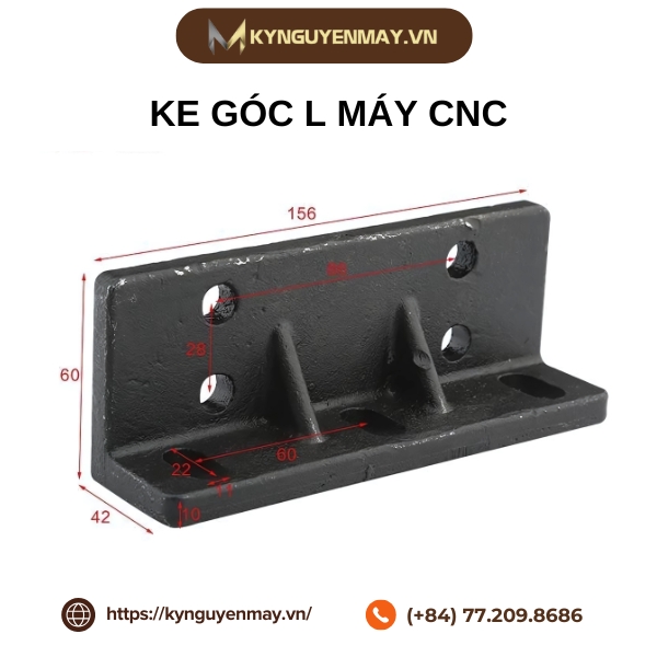 Kích thước ke góc L máy CNC