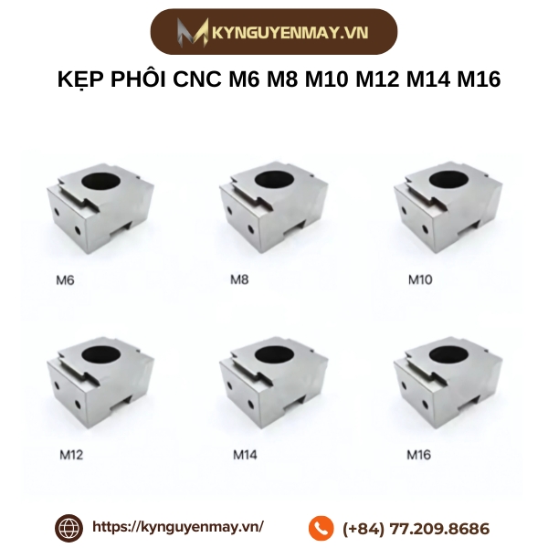 Kẹp phôi CNC M6 M8 M10 M12 M14 M16