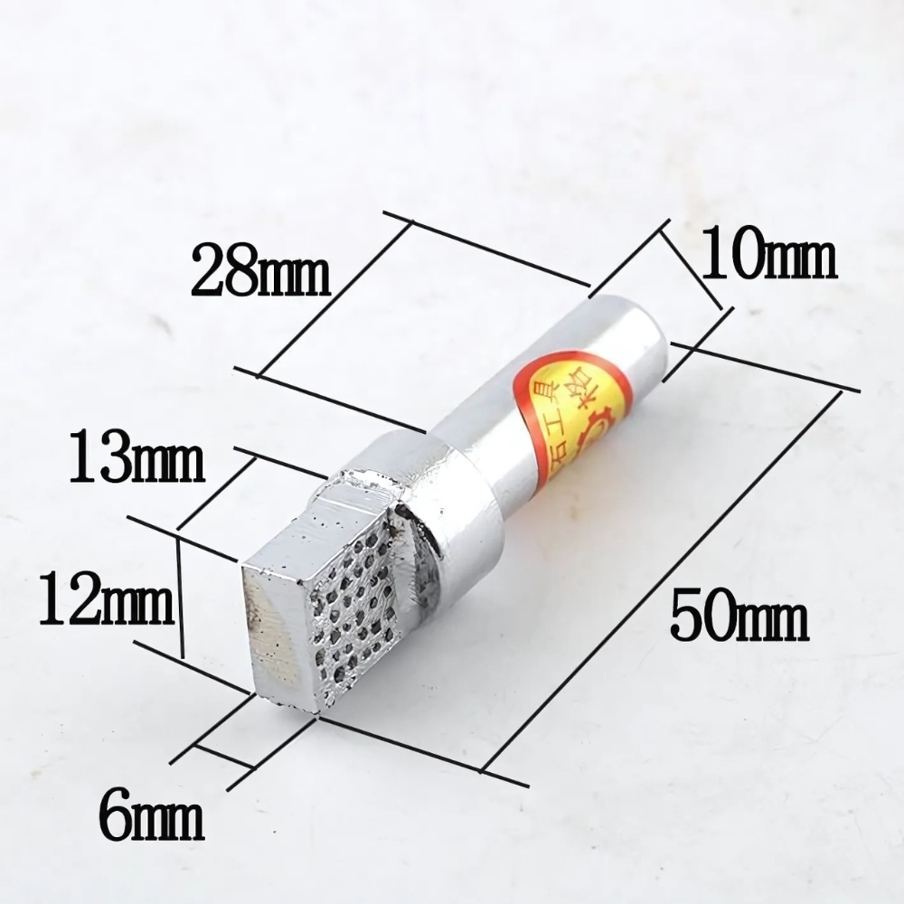 Kích thước bút sửa đá mài đầu vuông BIRCORY