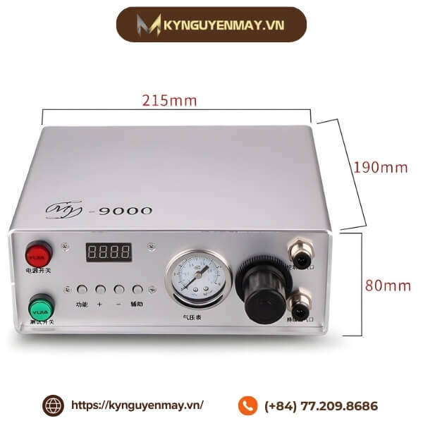 Kích thước máy chia keo MY9000