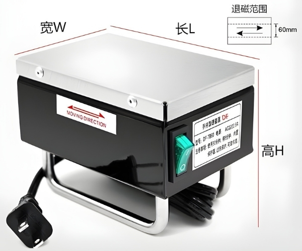 Kích thước máy khử từ cầm tay di động TB60