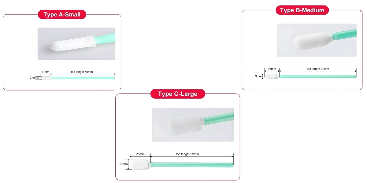 Kích thước tăm bông vệ sinh kính bảo vệ máy cắt laser fiber