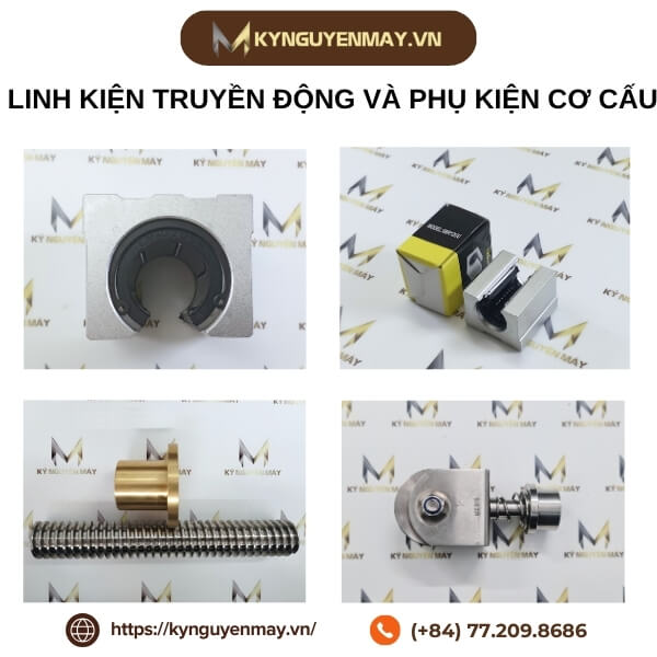 Linh kiện truyền động và Phụ kiện cơ cấu