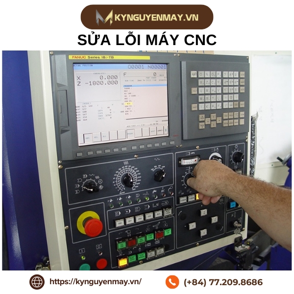 lỗi thường gặp và cách khắc phục lỗi máy CNC
