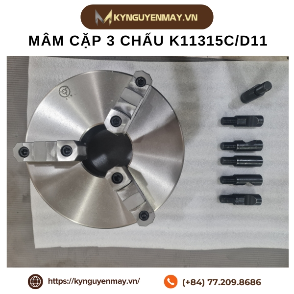 Giới thiệu mâm cặp 3 chấu K11315C/D11