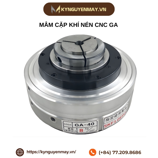 Mâm cặp khí nén CNC GA