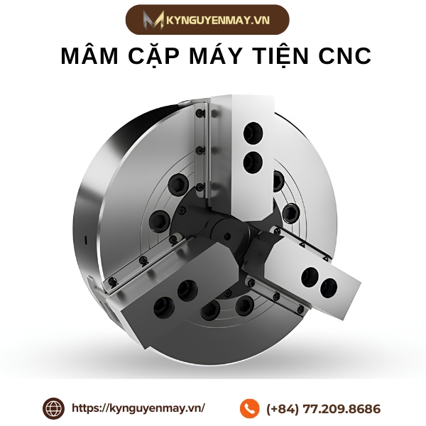 Mâm cặp máy tiện CNC