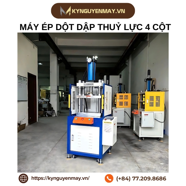 máy ép đột dậy thuỷ lực 4 cột