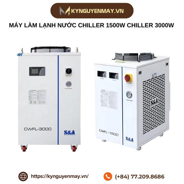 Máy làm lạnh nước chiller 1500W chiller 3000W