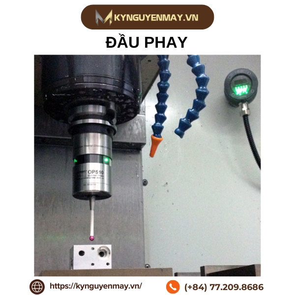 Cấu tạo máy phay CNC​ - Đầu phay