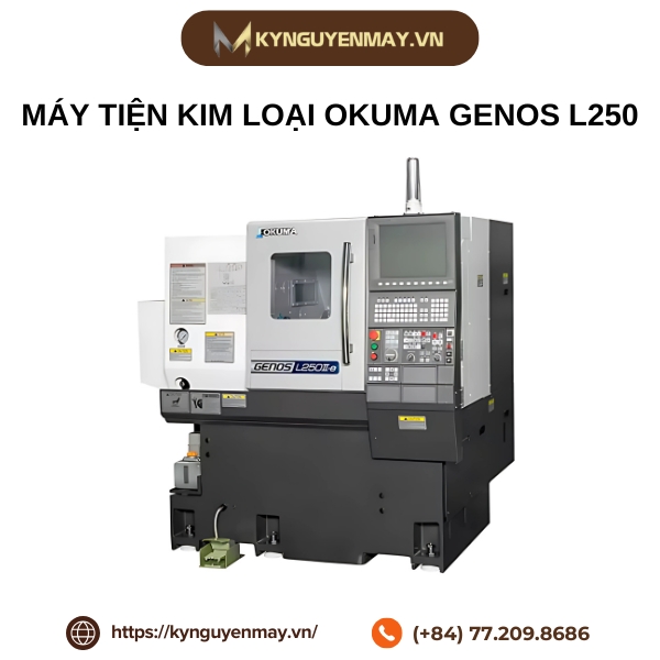 Máy tiện kim loại Okuma Genos L250