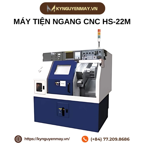 Máy tiện ngang CNC HS-22M