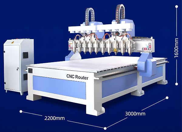 Ảnh thông số kỹ thuật máy khắc chế biến gỗ CNC 1525