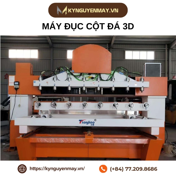 Máy đục cột đá 3D