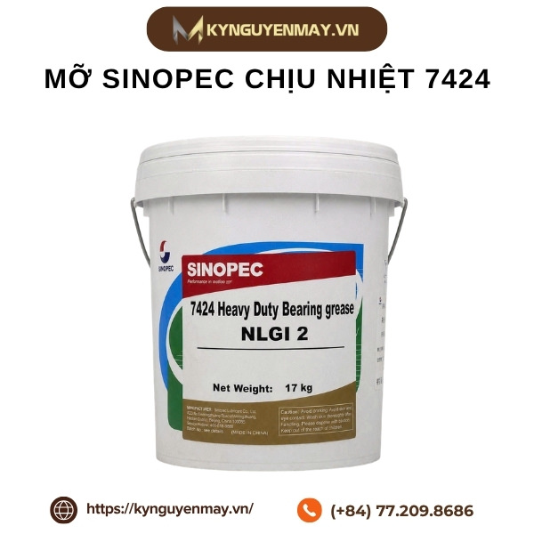 Mỡ SINOPEC chịu nhiệt 7424