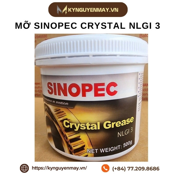 Mỡ SINOPEC crystal NLGI 3