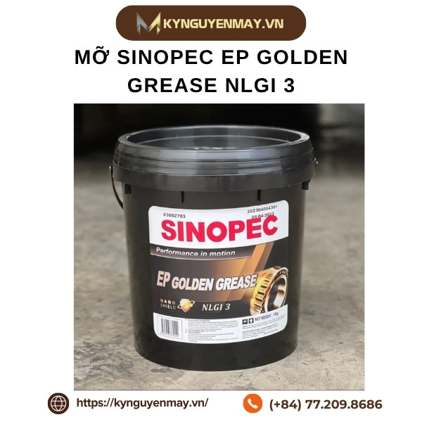 Mỡ SINOPEC EP Golden Grease NLGI 1, 2, 3