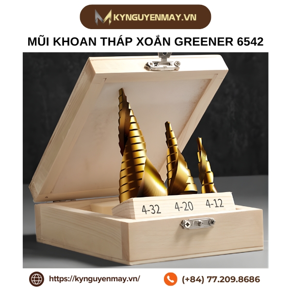 Mũi khoan tháp xoắn GREENER 6542