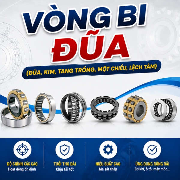 Nhóm vòng bi đũa (Viên bi hình trụ - Tiếp xúc đường)