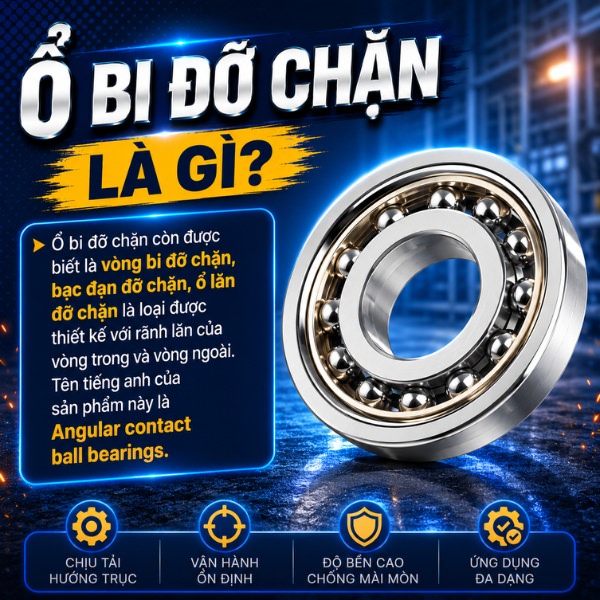 Định nghĩa Ổ bi đỡ chặn
