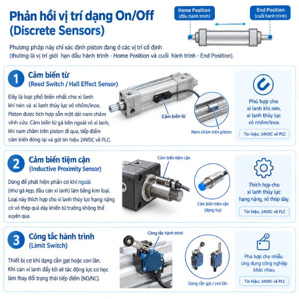 Phản hồi vị trí dạng On/Off